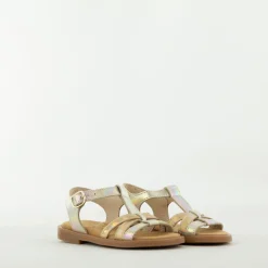 Beberlis sandaal goud