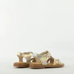 Beberlis sandaal goud
