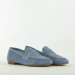Buffalini moccasin blauw