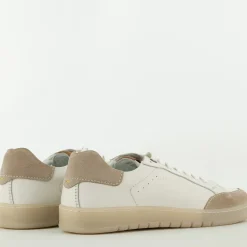 Camel sneaker wit
