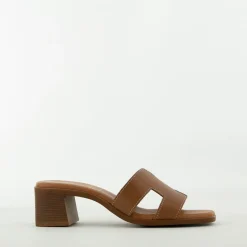 Oh My Sandals slipper cognac