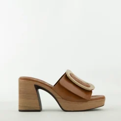 Oh My Sandals slipper cognac