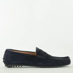 Selected Homme moccasin blauw